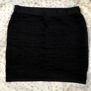 Black stretchy skirt
